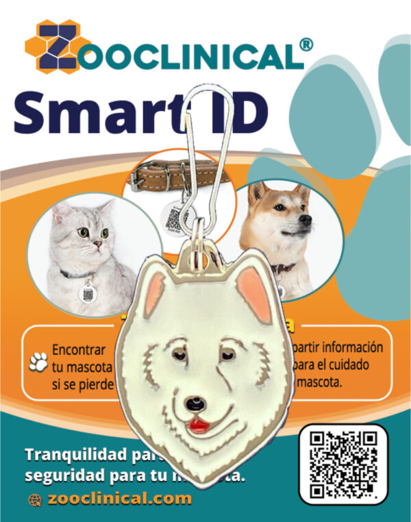 Placa Identificacion Samoyedo