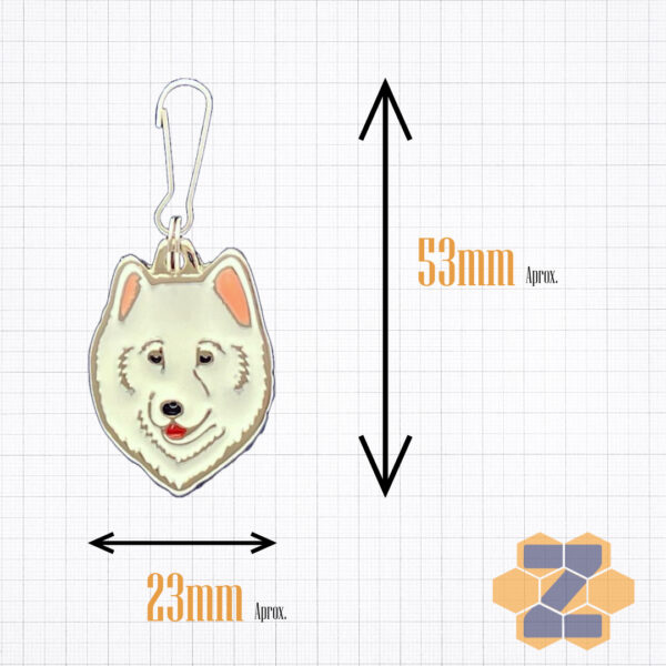 Placa Identificacion Samoyedo